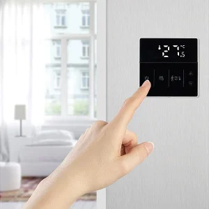 Revolt Heizung Thermostat WLAN:4er-Set WLAN-Fußbodenheizung-Thermostate Mit App, Schwarz 27