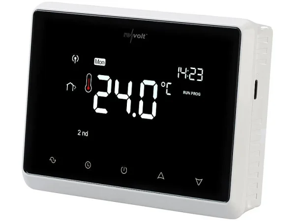 Revolt Raumthermostat Gastherme:Funk-Thermostat Mit WLAN Und App Für Gastherme Und Wasserboiler 11