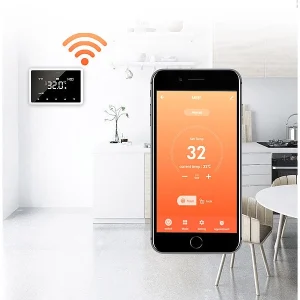 Revolt Raumthermostat Gastherme:Funk-Thermostat Mit WLAN Und App Für Gastherme Und Wasserboiler 32