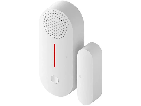 VisorTech Türkontakt Alarm:4er-Set 2in1-WLAN-Tür- & Fensteralarm, Sirene, App Und Sprachsteuerung 9