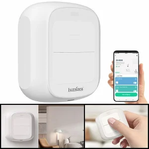 Luminea Home Control Smarthome Taster:4er-Set Smarte WLAN-Fernbedienung Mit 2 Tasten, Licht & Szenen Steuern 36