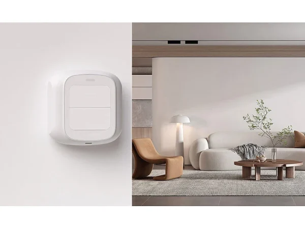 Luminea Home Control Smarthome Taster:4er-Set Smarte WLAN-Fernbedienung Mit 2 Tasten, Licht & Szenen Steuern 9