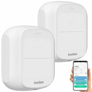 Luminea Home Control Funk Lichtschalter:2er-Set Smarte WLAN-Fernbedienung Mit 2 Tasten, Licht & Szenen Steuern 22